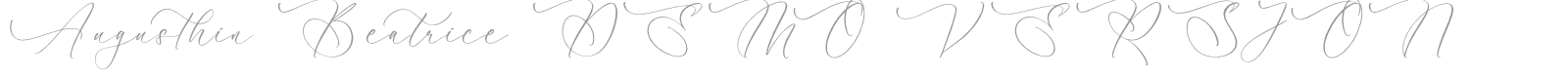 Augusthin Beatrice font preview